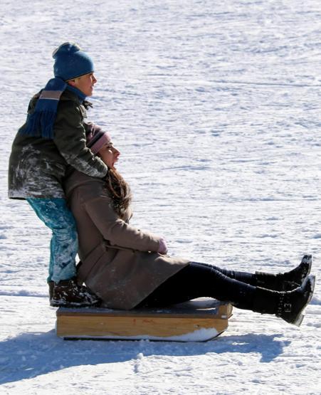 Hakkari dağları, snowboardla tanıştı