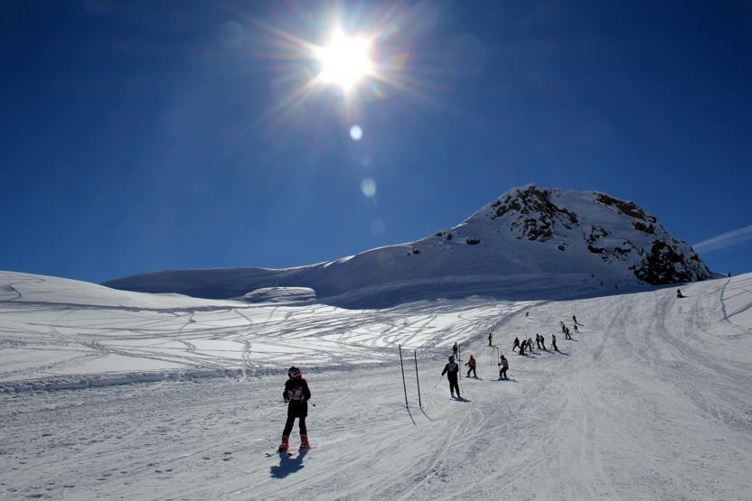 Hakkari dağları, snowboardla tanıştı