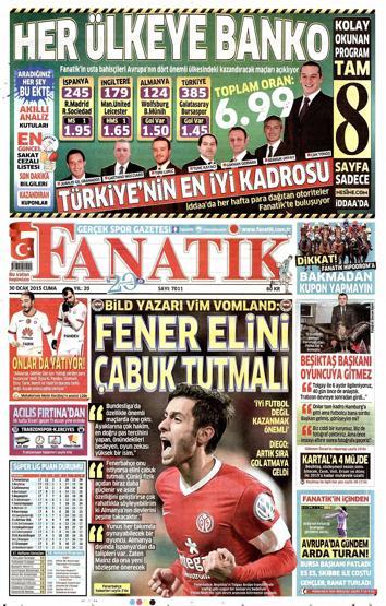 Gazete manşetleri (30.01.2015)