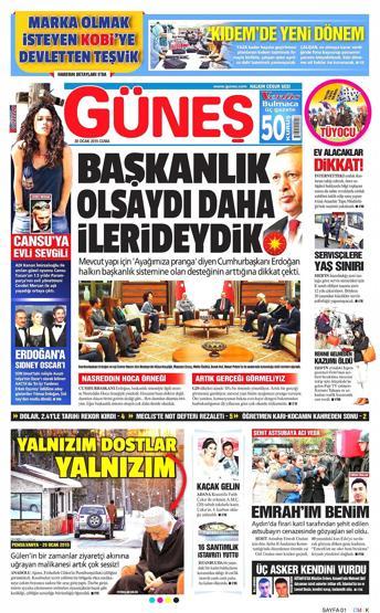 Gazete manşetleri (30.01.2015)