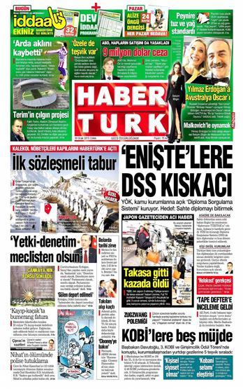 Gazete manşetleri (30.01.2015)
