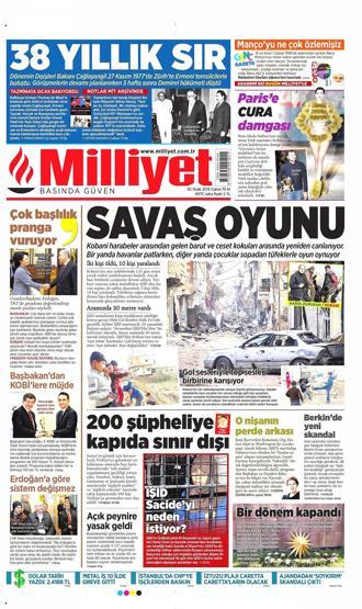 Gazete manşetleri (30.01.2015)