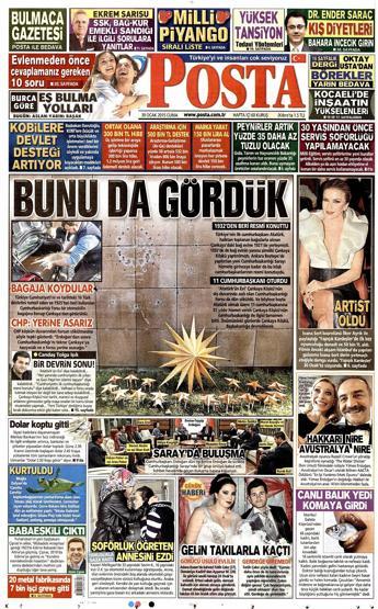 Gazete manşetleri (30.01.2015)