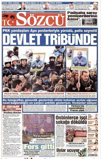 Gazete manşetleri (30.01.2015)