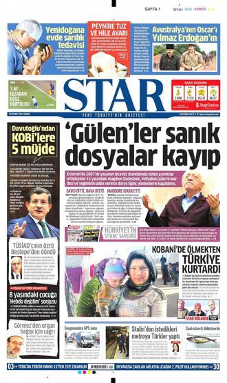 Gazete manşetleri (30.01.2015)