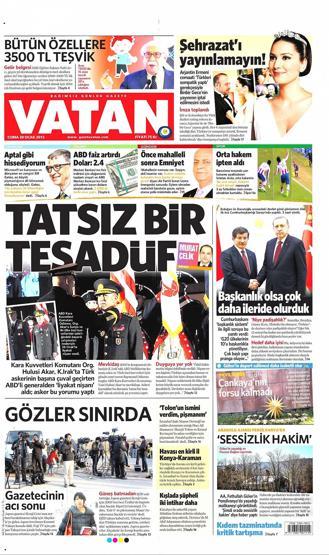 Gazete manşetleri (30.01.2015)