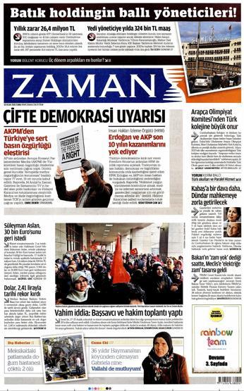 Gazete manşetleri (30.01.2015)