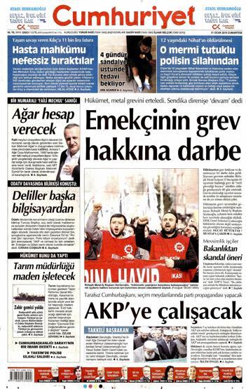 Gazete manşetleri (31.01.2015)