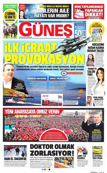 Gazete manşetleri (31.01.2015)