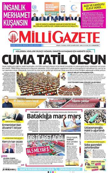 Gazete manşetleri (31.01.2015)