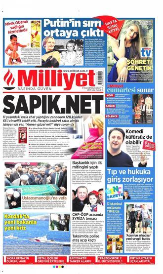 Gazete manşetleri (31.01.2015)