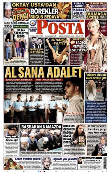 Gazete manşetleri (31.01.2015)