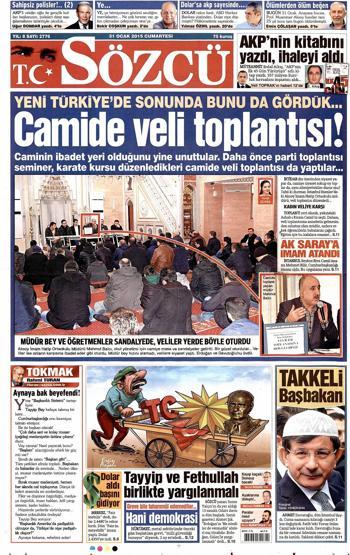 Gazete manşetleri (31.01.2015)