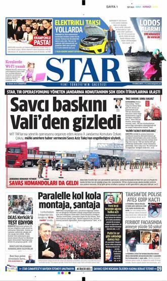 Gazete manşetleri (31.01.2015)