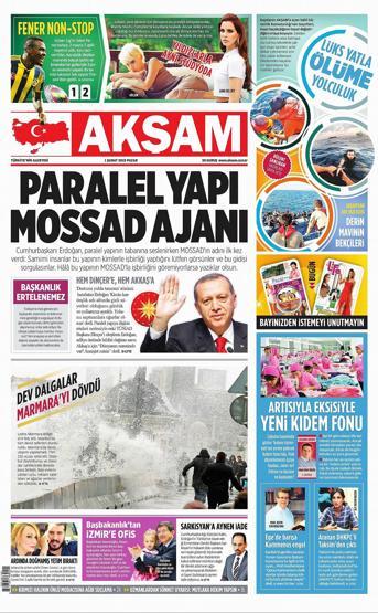 Gazete manşetleri (01.02.2015)