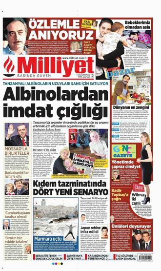 Gazete manşetleri (01.02.2015)