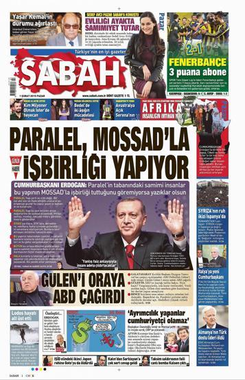 Gazete manşetleri (01.02.2015)