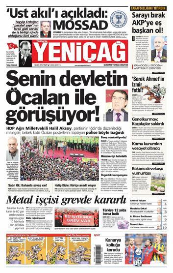 Gazete manşetleri (01.02.2015)