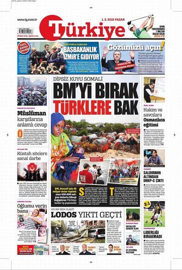 Gazete manşetleri (01.02.2015)