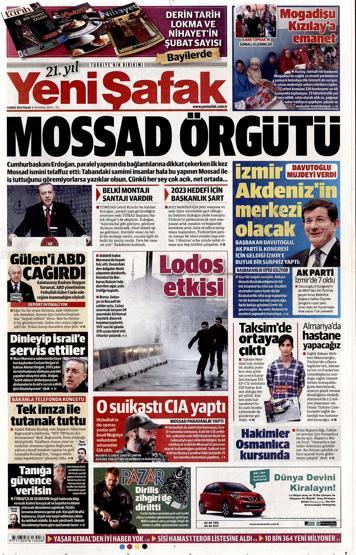 Gazete manşetleri (01.02.2015)