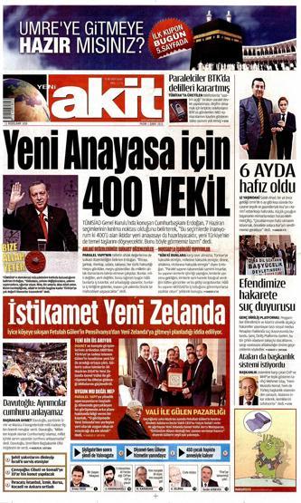 Gazete manşetleri (01.02.2015)