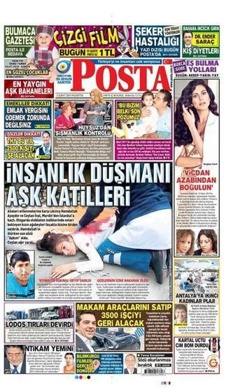 Gazete manşetleri (02.02.2015)
