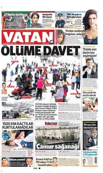 Gazete manşetleri (02.02.2015)