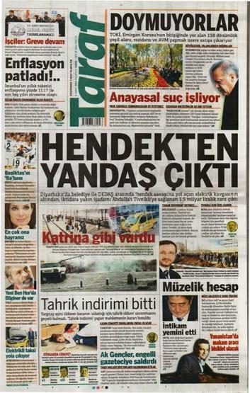 Gazete manşetleri (02.02.2015)