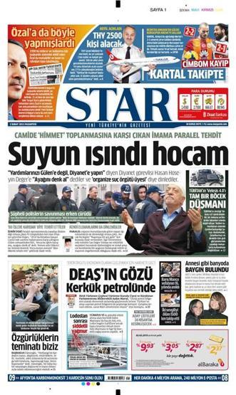 Gazete manşetleri (02.02.2015)