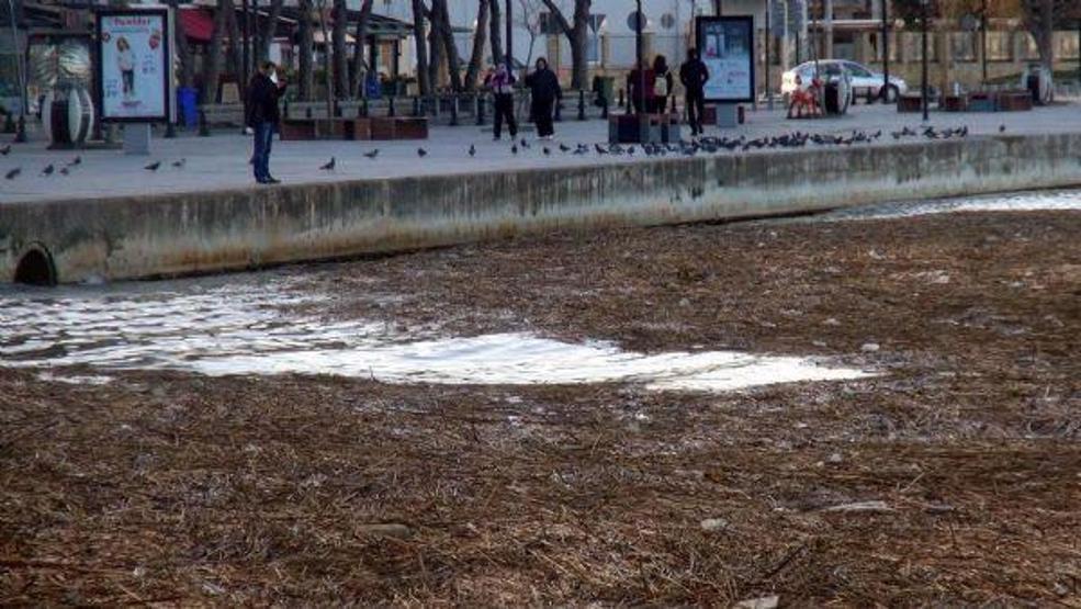 Lodos Çanakkale Boğazını bu hale getirdi