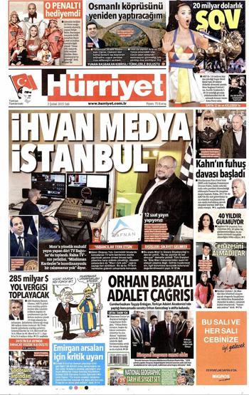 Gazete manşetleri (03.02.2015)