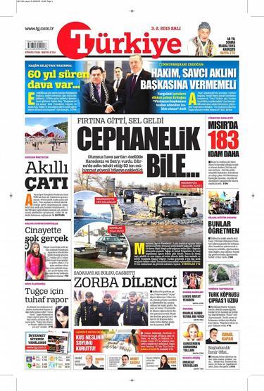 Gazete manşetleri (03.02.2015)