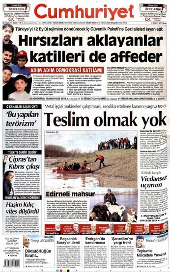 Gazete manşetleri (03.02.2015)