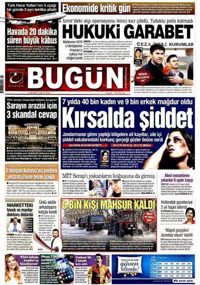 Gazete manşetleri (03.02.2015)
