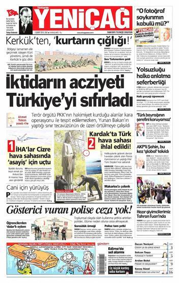 Gazete manşetleri (03.02.2015)
