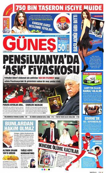 Gazete manşetleri (03.02.2015)