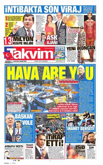 Gazete manşetleri (04.02.2015)