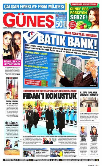 Gazete manşetleri (04.02.2015)