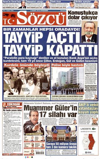 5 Şubat gazete manşetleri