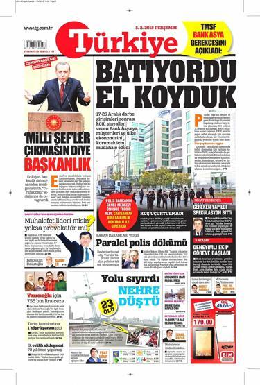 5 Şubat gazete manşetleri
