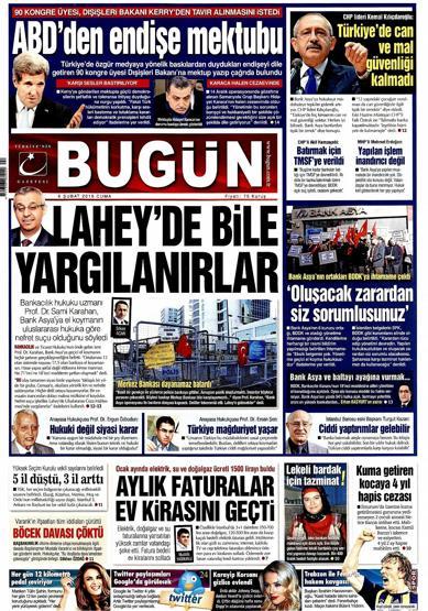 Gazete manşetleri (06.02.2015)