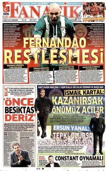 Gazete manşetleri (06.02.2015)