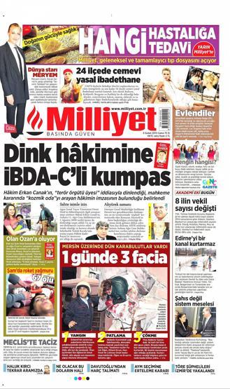 Gazete manşetleri (06.02.2015)