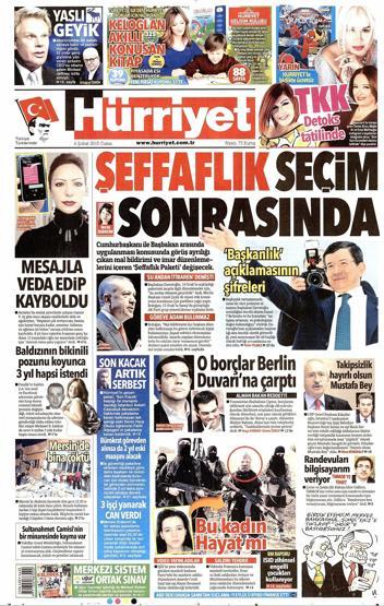 Gazete manşetleri (06.02.2015)