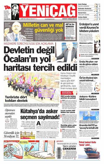 Gazete manşetleri (06.02.2015)