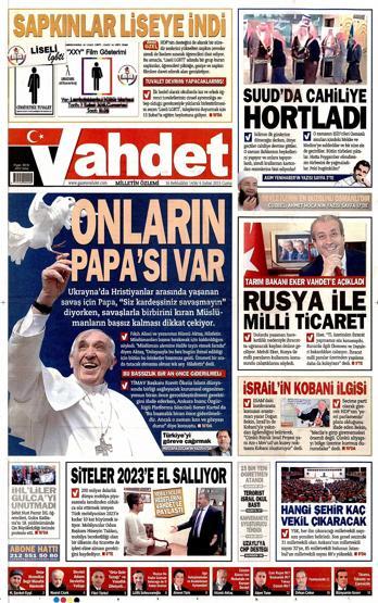 Gazete manşetleri (06.02.2015)