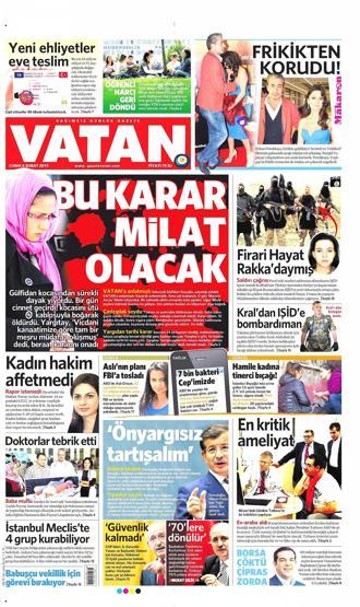 Gazete manşetleri (06.02.2015)