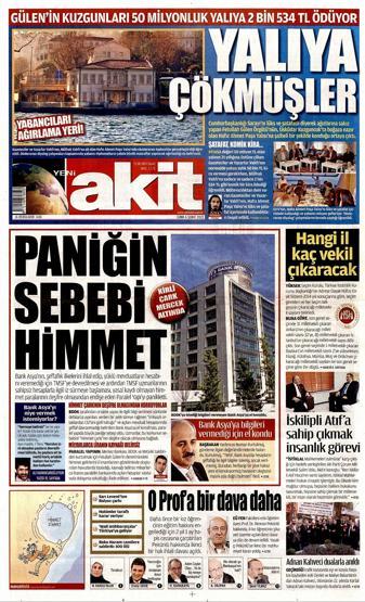 Gazete manşetleri (06.02.2015)