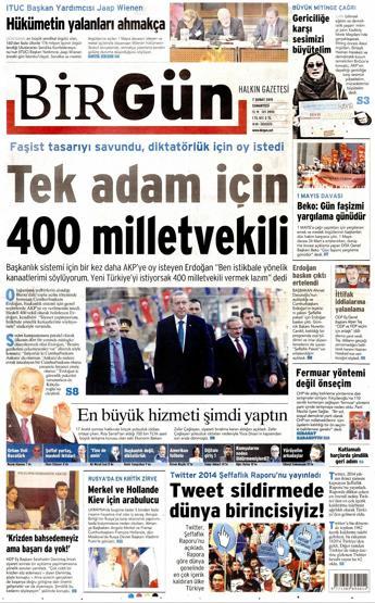 Günün gazete manşetleri (07.02.2015)