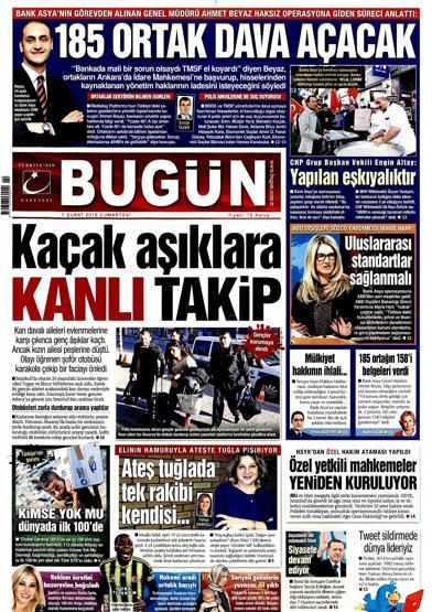 Günün gazete manşetleri (07.02.2015)